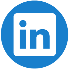 Social Icons - LinkedIn Blue